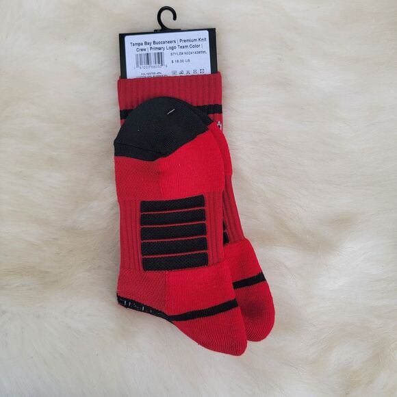 Tampa Bay Buccaneers NFL Strideline Men M/L Premium Knit Crew - Fan Logo red/blk - Picture 2 of 2